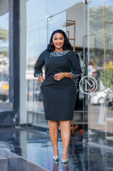 Black office dress